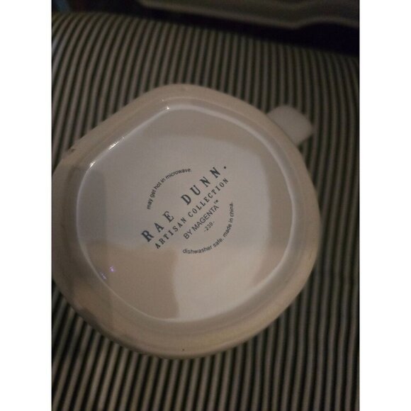 Rae Dunn Halloween Trick Candy Corn Icon Coffee Mug Orange Interior - Picture 9 of 10